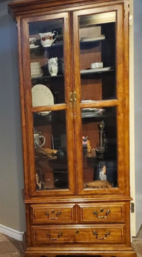 American Furniture of Martinville Vintage Display Cabinet