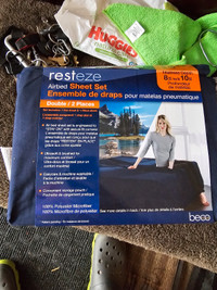 Air mattress sheet sets