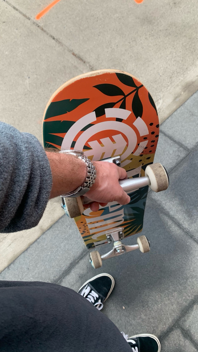 Element Skateboard 8.0 + Powell Peralta Dragon Wheels in Skateboard in City of Toronto