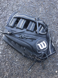 Right hand baseball gloves 13” and 10” left hand