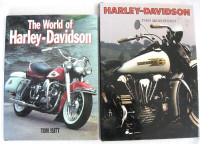 TWO BOOKS...HARLEY DAVIDSON // THE WORLD of HARLEY DAVIDSON