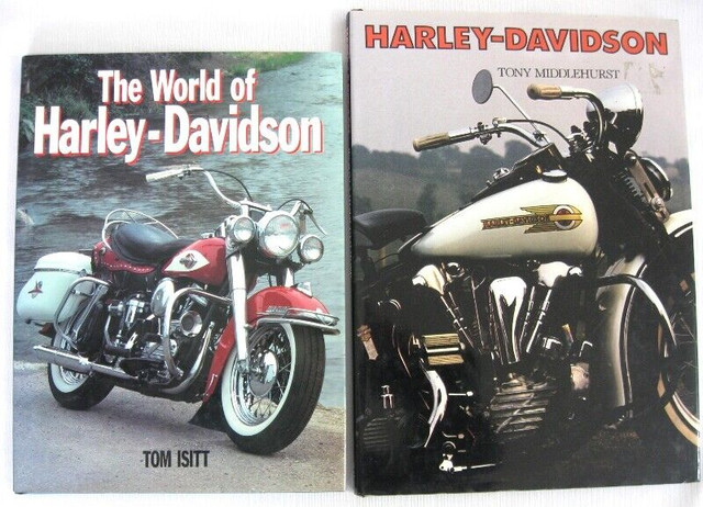 TWO BOOKS...HARLEY DAVIDSON // THE WORLD of HARLEY DAVIDSON dans Art et objets de collection  à Ouest de l’Île