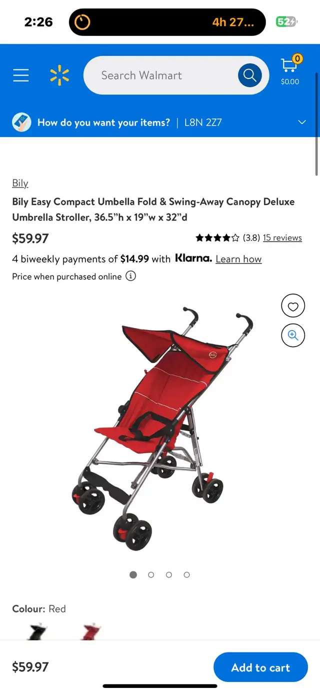 Bily Deluxe Umbrella Strollers x2 in Strollers, Carriers & Car Seats in Hamilton - Image 11