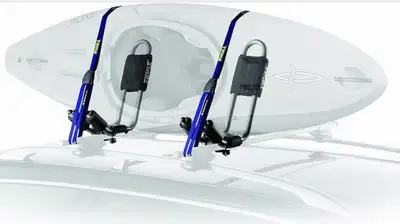 Thule 834 Hull-a-Port Rooftop Kayak Carrier , Silver - NEW, View more