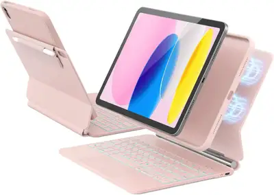 iPad 11th/10th Generation Case with Keyboard Pink New in Box, View more
