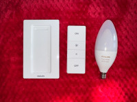 Philips Hue E12 Candelabra Smart Colour Light Bulb + Dimmer