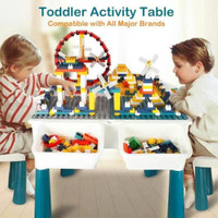 Childrens activity table with 2 chairs