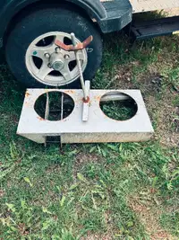 Double Propane Camper Hitch  Holder