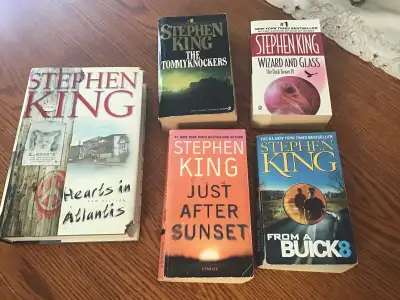 Stephen King books, View more