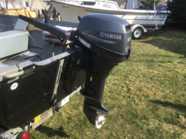 9.9 Yamaha outboard motor in Powerboats & Motorboats in Corner Brook
