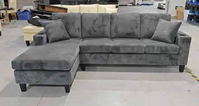 Corduroy Sectional Couch, View more
