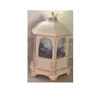 Vintage Thomas Kinkade Make a Wish Cottage Gazeba Lamp/Music Box