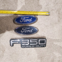Ford f350 super duty badges emblems