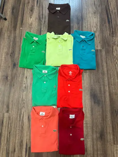 8/$180  Bundle Lacoste Polo Shirts, View more