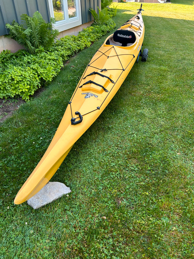Sea kayak with foot-controlled rudder in Canoes, Kayaks & Paddles in St. Catharines - Image 3