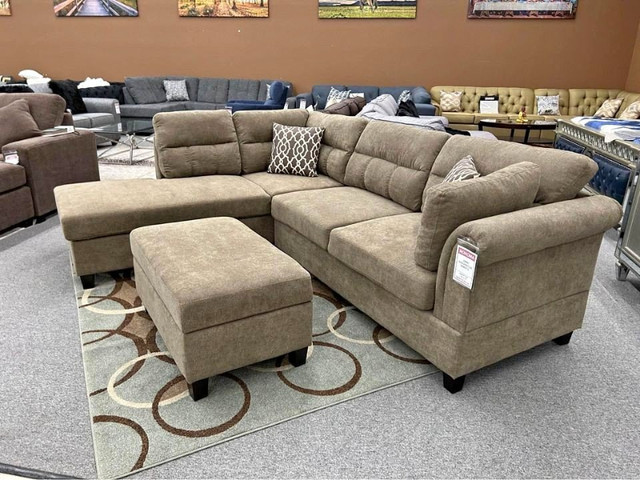 Luxury Sofa With Ottoman On Sale. in Couches & Futons in Trenton