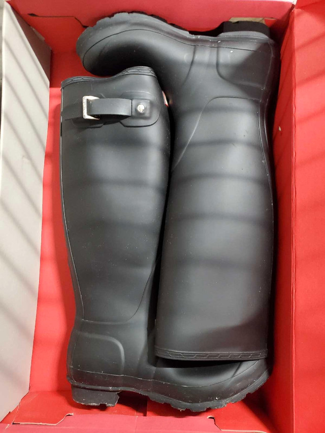 Hunter Boots Black Size 7  in Women's - Shoes in City of Toronto
