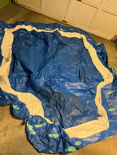 I'm selling a used inflatable pool liner, perfect for creating a fun splash zone right in your backy...