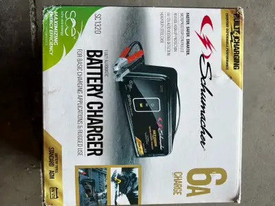 Schumacher battery charger , View more