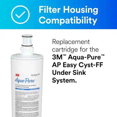 3M Aqua-Pure Under Sink Full Flow Replacement Cartridge, View more