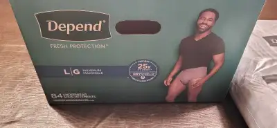 Men's Depend Underwear, Size Large, View more