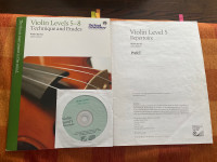 Violin RCM Level 5 books