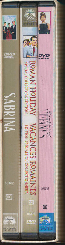 Audrey Hepburn DVD Box Set -Sabrina-Roman Holiday-Tiffany's-2013 in CDs, DVDs & Blu-ray in City of Toronto - Image 4