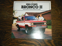 Ford 1985 Bronco 2 Truck Brochure