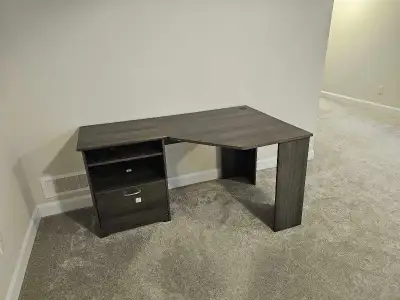 L-shaped executive desk with storage - Wayfair, View more