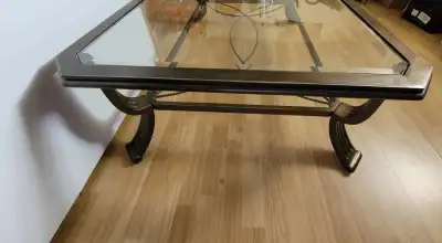 coffee table, glass top, View more