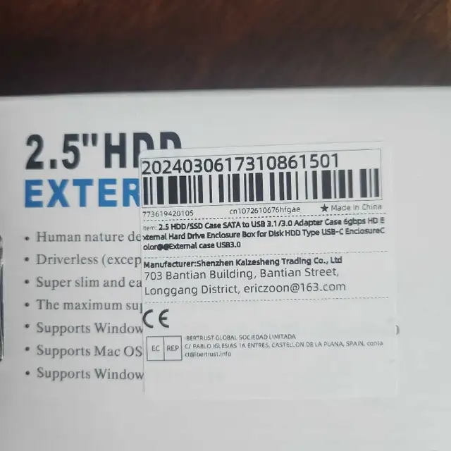 2.5" HDD External Case in Cables & Connectors in Mississauga / Peel Region - Image 3