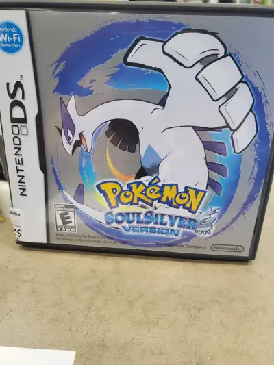 Pokemon SoulSilver Version for the Nintendo DS. Includes original game cartridge and instruction boo...