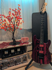 Charvel Pro Mod San Dimas Neon Pink Electric Guitar
