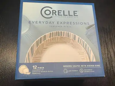 NEW Corelle EVERYDAY EXPRESSIONS 12 Piece (10.5 Plates 7.5 Plate, View more