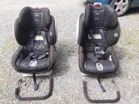Britax Advocate/Boulevard Clicktight child car seats (2)