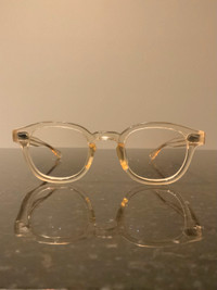 Moscot Lemtosh glasses in flesh (44-24-140)