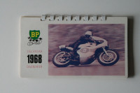 BP Canada 1968 calendar CanAm Formula One Snowmobile