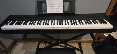 Yamaha P45 with bench and stand, View more