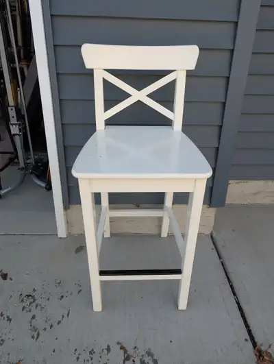 Ikea Ingolf Wood Bar Stool - 25 Inches Tall, View more
