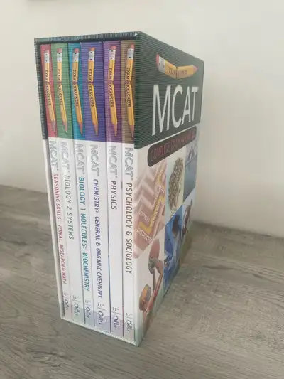 MCAT Prep Books – Examkrackers (Unopened) + Prep101 , View more