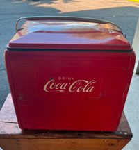 Antique Coca Cola Cooler - Collectors Item