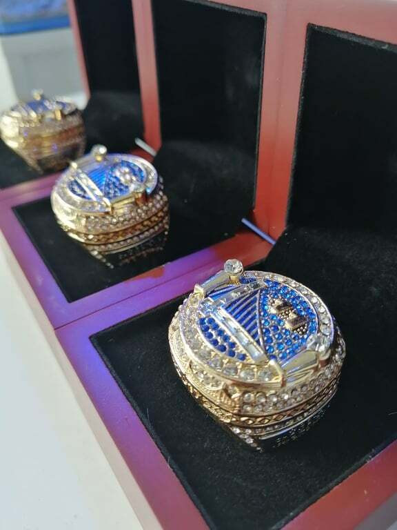 GS Warriors 2018 NBA Championship Rings Collection + Finals Tk in Arts & Collectibles in Richmond - Image 3