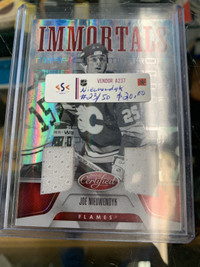 Nieuwendyk Immortals 23/50 Flames Jersey Game Used Showcase 319