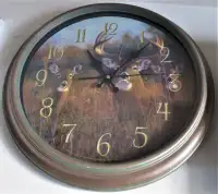 The Buck Stops Here 16'' Wall Clock by Hayden Lambson Very Good