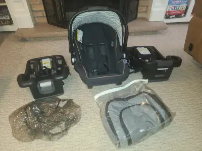 Graco SnugRide SnugLock 35 Infant Car Seat with 2 Bases + access, View more