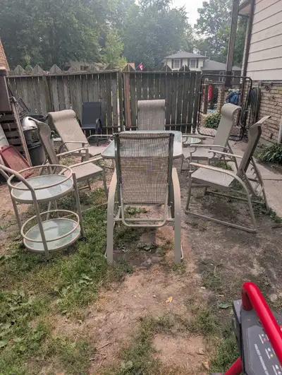 9-Piece Outdoor Patio Dining and Bar Set, View more