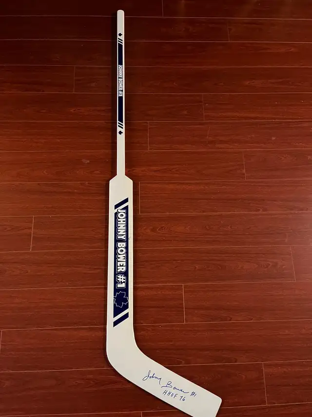 Johnny Bower goalie stick in Hockey in Mississauga / Peel Region - Image 2