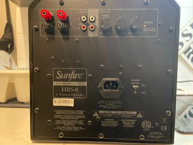 Marantz Receiver/Sunfire Sub in Stereo Systems & Home Theatre in Calgary - Image 7