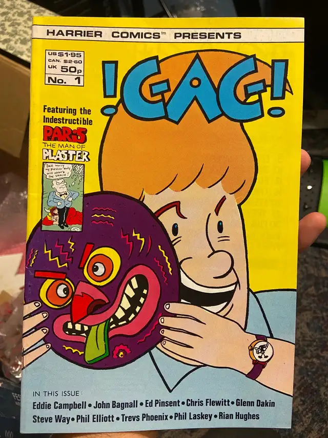 !Gag! #1 (June 1987, Harrier) comics in Comics & Graphic Novels in Mississauga / Peel Region - Image 2