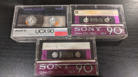SONY UCX90 CrO2 cassette tapes, type II